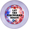 ROUND Digital Graphic Design LET THE FIREWORKS BEGIN Sublimation PNG SVG Country Farmhouse Home Decor Sign PATRIOTIC Fourth of July Wall Art Decor Wreath Design Gift Crafters Delight - JAMsCraftCloset