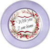 ROUND Digital Graphic Design WITH YOU I AM HOME Floral Wedding Gift First Home Sublimation Decoupage PNG SVG Country Farmhouse Home Decor Wall Art Shelf Sitter Gift Crafters Delight - JAMsCraftCloset