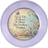 ROUND Digital Graphic Design LIFE IS LIKE A FLOWER Floral Wedding Gift First Home Sublimation Decoupage PNG SVG Country Farmhouse Home Decor Wall Art Shelf Sitter Gift Crafters Delight - JAMsCraftCloset