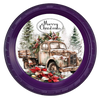 ROUND Digital Graphic Design  MERRY CHRISTMAS OLD TRUCK - CHRISTMAS DESIGN PNG-JPEG-PDF-SVG-Decoupage-Sublimation Design Graphic Country Farmhouse Home Decor HOLIDAY Decor Gift Crafters Delight - JAMsCraftCloset