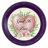 ROUND DIGITAL Graphic Design GOD IS LOVE Sublimation PNG SVG Country Farmhouse Home Decor Sign Shelf Sitter Wall Art Decor Wreath FAITH Design Gift Crafters Delight - JAMsCraftCloset