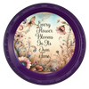 ROUND Digital Graphic Design EVERY FLOWER BLOOMS AT ITS OWN TIME Floral Wedding Gift First Home Sublimation Decoupage PNG SVG Country Farmhouse Home Decor Wall Art Shelf Sitter Gift Crafters Delight - JAMsCraftCloset