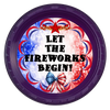 ROUND Digital Graphic Design LET THE FIREWORKS BEGIN Sublimation PNG SVG Country Farmhouse Home Decor Sign PATRIOTIC Fourth of July Wall Art Decor Wreath Design Gift Crafters Delight - JAMsCraftCloset
