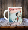 MUG Coffee Full Wrap Sublimation Funny Digital Graphic Design Download SHUT UP AND KISS ME SVG-PNG Holiday Halloween Crafters Delight {{ JAMsCraftCloset }}