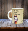 MUG Coffee Full Wrap Sublimation Funny Digital Graphic Design Download I'M NOT CRAZY SVG-PNG Crafters Delight {{ JAMsCraftCloset }}