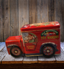 Tin Vintage Tin Box Company Design Elf Brothers Toy Makers Delivery Train Truck Collectible Gift Idea {{ JAMsCraftCloset }}