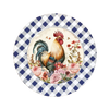 ROUND Digital Graphic Design ROOSTER WITH PINK ROSES Sublimation PNG SVG Lake House Sign Farmhouse Country Home Cabin KITCHEN Wall Art Decor Wreath Design Gift Crafters Delight HAPPY CRAFTING {{ JAMsCraftCloset }}