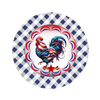 ROUND Digital Graphic Design RED WHITE AND BLUE HEN Sublimation PNG SVG Lake House Sign Farmhouse Country Home Cabin KITCHEN Wall Art Decor Wreath Design Gift Crafters Delight HAPPY CRAFTING {{ JAMsCraftCloset }}
