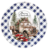 ROUND Digital Graphic Design  MERRY CHRISTMAS OLD TRUCK - CHRISTMAS DESIGN PNG-JPEG-PDF-SVG-Decoupage-Sublimation Design Graphic Country Farmhouse Home Decor HOLIDAY Decor Gift Crafters Delight - JAMsCraftCloset