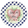 ROUND DIGITAL Graphic Design GOD IS LOVE Sublimation PNG SVG Country Farmhouse Home Decor Sign Shelf Sitter Wall Art Decor Wreath FAITH Design Gift Crafters Delight - JAMsCraftCloset