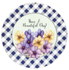 ROUND Digital Graphic Design HAVE A BEAUTIFUL DAY Purple Yellow Floral Wedding Gift First Home Sublimation Decoupage PNG SVG Country Farmhouse Home Decor Wall Art Shelf Sitter Gift Crafters Delight - JAMsCraftCloset