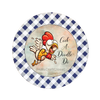 ROUND Digital Graphic Design COCK-A-DOODLE-DO 1 Sublimation PNG SVG Lake House Sign Farmhouse Country Home Cabin KITCHEN Wall Art Decor Wreath Design Charger Plates Gift Idea Crafters Delight HAPPY CRAFTING {{ JAMsCraftCloset }}