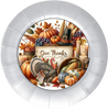 ROUND Digital Graphic Design GIVE THANKS Sublimation PNG SVG Lake House Sign Farmhouse Country Home Cabin KITCHEN Wall Art Decor Wreath Design Gift Crafters Delight HAPPY CRAFTING {{ JAMsCraftCloset }}