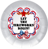 ROUND Digital Graphic Design LET THE FIREWORKS BEGIN 2 Sublimation PNG SVG Country Farmhouse Home Decor Sign PATRIOTIC Fourth of July Wall Art Decor Wreath Design Gift Crafters Delight - JAMsCraftCloset