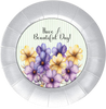 ROUND Digital Graphic Design HAVE A BEAUTIFUL DAY Purple Yellow Floral Wedding Gift First Home Sublimation Decoupage PNG SVG Country Farmhouse Home Decor Wall Art Shelf Sitter Gift Crafters Delight - JAMsCraftCloset