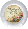 ROUND Digital Graphic Design WHERE FLOWERS BLOOM SO DOES HOPE Floral Wedding Gift First Home Sublimation Decoupage PNG SVG Country Farmhouse Home Decor Wall Art Shelf Sitter Gift Crafters Delight - JAMsCraftCloset