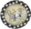 ROUND Digital Graphic Design DON'T FORGET TO WATER THE FLOWERS Wedding Gift First Home Sublimation PNG SVG Country Farmhouse Home Decor Sign Wall Art Decor Wreath Design Gift Crafters Delight