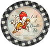 ROUND Digital Graphic Design COCK-A-DOODLE-DO 1 Sublimation PNG SVG Lake House Sign Farmhouse Country Home Cabin KITCHEN Wall Art Decor Wreath Design Charger Plates Gift Idea Crafters Delight HAPPY CRAFTING {{ JAMsCraftCloset }}