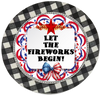 ROUND Digital Graphic Design LET THE FIREWORKS BEGIN 2 Sublimation PNG SVG Country Farmhouse Home Decor Sign PATRIOTIC Fourth of July Wall Art Decor Wreath Design Gift Crafters Delight - JAMsCraftCloset