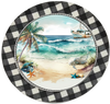 ROUND Digital Graphic Design BEACH SCENE 1 Sublimation PNG SVG Beach House Sign KITCHEN Wall Art Decor Wreath Design Gift Crafters Delight HAPPY CRAFTING {{ JAMsCraftCloset }}