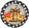 ROUND Digital Graphic Design HAPPY FALL Sublimation PNG SVG Lake House Sign Farmhouse Country Home Cabin KITCHEN Wall Art Decor Wreath Design Gift Crafters Delight HAPPY CRAFTING {{ JAMsCraftCloset }}