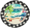 ROUND Digital Graphic Design BEACH SCENE 3 Sublimation PNG SVG Beach House Sign KITCHEN Wall Art Decor Wreath Design Gift Crafters Delight HAPPY CRAFTING {{ JAMsCraftCloset }}