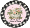 ROUND Digital Graphic Design WASH YOUR WORRIES AWAY Wedding Gift First Home Sublimation PNG SVG Country Farmhouse Home Decor Sign Wall Art Decor Wreath Design Gift Crafters Delight - JAMsCraftCloset