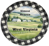 ROUND Digital Graphic Design ALMOST HEAVEN WEST VIRGINIA Sublimation PNG SVG Lake House Sign Farmhouse Country Home Cabin KITCHEN Wall Art Decor Wreath Design Gift Crafters Delight HAPPY CRAFTING {{ JAMsCraftCloset }}