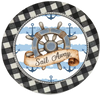 ROUND Digital Graphic Design NAUTICAL SAIL AWAY Sublimation PNG SVG BOAT DECOR Home Decor Wall Art Decor Gift Crafters Delight - JAMsCraftCloset
