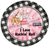 ROUND Digital Graphic Design I LOVE ROCKIN' ROLL Wedding Gift First Home Sublimation PNG SVG Country Farmhouse Home Decor Sign Wall Art Decor Wreath Design Gift Crafters Delight - JAMsCraftCloset