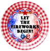 ROUND Digital Graphic Design LET THE FIREWORKS BEGIN Sublimation PNG SVG Country Farmhouse Home Decor Sign PATRIOTIC Fourth of July Wall Art Decor Wreath Design Gift Crafters Delight - JAMsCraftCloset