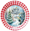 ROUND Digital Graphic Design  WINTER BLUE SCENE- MERRY CHRISTMAS - CHRISTMAS DESIGN PNG-JPEG-PDF-SVG-Decoupage-Sublimation Design Graphic Country Farmhouse Home Decor HOLIDAY Decor Gift Crafters Delight - JAMsCraftCloset