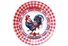ROUND Digital Graphic Design RED WHITE AND BLUE HEN Sublimation PNG SVG Lake House Sign Farmhouse Country Home Cabin KITCHEN Wall Art Decor Wreath Design Gift Crafters Delight HAPPY CRAFTING {{ JAMsCraftCloset }}