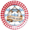 ROUND Digital Graphic Design NAUTICAL WELCOME ABOARD Sublimation PNG SVG BOAT DECOR Home Decor Wall Art Decor Gift Crafters Delight - JAMsCraftCloset