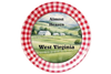 ROUND Digital Graphic Design ALMOST HEAVEN WEST VIRGINIA Sublimation PNG SVG Lake House Sign Farmhouse Country Home Cabin KITCHEN Wall Art Decor Wreath Design Gift Crafters Delight HAPPY CRAFTING {{ JAMsCraftCloset }}