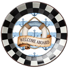 ROUND Digital Graphic Design NAUTICAL WELCOME ABOARD Sublimation PNG SVG BOAT DECOR Home Decor Wall Art Decor Gift Crafters Delight - JAMsCraftCloset