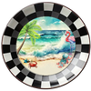 ROUND Digital Graphic Design BEACH SCENE 3 Sublimation PNG SVG Beach House Sign KITCHEN Wall Art Decor Wreath Design Gift Crafters Delight HAPPY CRAFTING {{ JAMsCraftCloset }}
