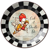 ROUND Digital Graphic Design COCK-A-DOODLE-DO 1 Sublimation PNG SVG Lake House Sign Farmhouse Country Home Cabin KITCHEN Wall Art Decor Wreath Design Charger Plates Gift Idea Crafters Delight HAPPY CRAFTING {{ JAMsCraftCloset }}