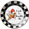 ROUND Digital Graphic Design COCK-A-DOODLE-DO 2 Sublimation PNG SVG Lake House Sign Farmhouse Country Home Cabin KITCHEN Wall Art Decor Wreath Design Charger Plates Gift Idea Crafters Delight HAPPY CRAFTING {{ JAMsCraftCloset }}