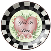 ROUND DIGITAL Graphic Design GOD IS LOVE Sublimation PNG SVG Country Farmhouse Home Decor Sign Shelf Sitter Wall Art Decor Wreath FAITH Design Gift Crafters Delight - JAMsCraftCloset