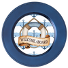 ROUND Digital Graphic Design NAUTICAL WELCOME ABOARD Sublimation PNG SVG BOAT DECOR Home Decor Wall Art Decor Gift Crafters Delight - JAMsCraftCloset