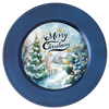 ROUND Digital Graphic Design  WINTER BLUE SCENE- MERRY CHRISTMAS - CHRISTMAS DESIGN PNG-JPEG-PDF-SVG-Decoupage-Sublimation Design Graphic Country Farmhouse Home Decor HOLIDAY Decor Gift Crafters Delight - JAMsCraftCloset