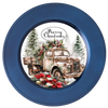 ROUND Digital Graphic Design  MERRY CHRISTMAS OLD TRUCK - CHRISTMAS DESIGN PNG-JPEG-PDF-SVG-Decoupage-Sublimation Design Graphic Country Farmhouse Home Decor HOLIDAY Decor Gift Crafters Delight - JAMsCraftCloset