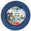 ROUND Digital Graphic Design LIFE IS A BEAUTIFUL STRUGGLE Beach Theme Sublimation PNG SVG Country Farmhouse Home Decor Sign Wall Art Decor Wreath Design Gift Crafters Delight - JAMsCraftCloset