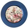 ROUND Digital Graphic Design EASTER BUNNY PINK BOW Sublimation PNG SVG Country Farmhouse Home Decor Sign Holiday Decor Wall Art Decor Wreath Design Gift Crafters Delight - JAMsCraftCloset