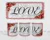 BUNDLE LOVE MUGS Graphic Design Positive Saying Kitchen Decor Downloads SVG PNG JPEG Files Sublimation Design Crafters Delight {{ JAMsCraftCloset }}