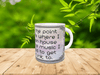 MUG Coffee Full Wrap Sublimation Digital Graphic Design Download CLEAN HOUSE TO MUSIC I USED TO GET DRUNK TO SVG-PNG Kitchen Home Decor Gift Crafters Delight {{ JAMsCraftCloset }}