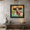 Wood Wall Art Plaque WHAT DO YOU MEAN YOU NEED MORE MILK Funny Cow Square Decoupaged Kitchen Home Decor Gift Idea Positive Saying - JAMsCraftCloset