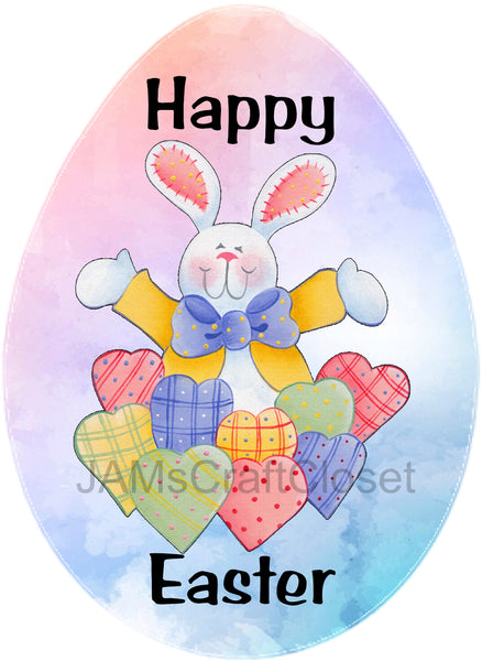 EASTER EGG 1 - HAPPY EASTER Digital Graphic SVG-PNG-JPEG Download Holiday Decor Wallart Home Decor Sublimation Design Crafters Delight {{ JAMsCraftCloset }}