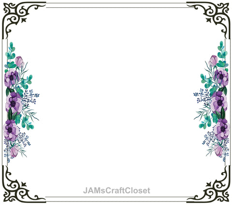 FRAME 10 Borders and Frames PNG Clipart Unique One Of A Kind Page Elegant Artistic Floral Country Colorful Decorative Borders Graphic Designs Crafters Delight - Digital Graphic Designs - JAMsCraftCloset
